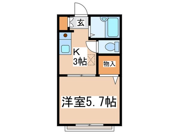 ﾗｲﾄﾊｳｽⅡの物件間取画像